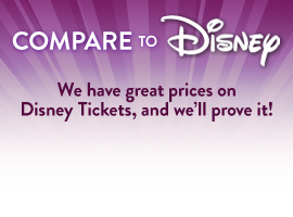 Compared to Disney we have great prices