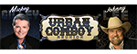 Mickey Gilley & Johnny Lee / Urban Cowboys Ride Again - Branson, MO Logo