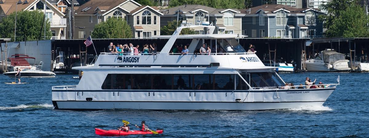 lake union cruise on a classic yacht