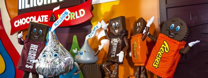 Hershey's Chocolate World  in Hershey, Pennsylvania