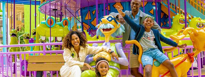 Nickelodeon Universe at American Dream in East Rutherford, New Jersey