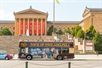 Big Bus in front of Philadelphia Art Museum