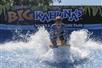 A guest catching a wave on the Honolulu Half Pipe at Big Kahuna's in Destin, Florida.