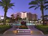 Hotel Front - Evening/Night  at Caribe Royale Orlando, FL.