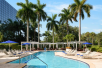 Outdoor pool at Hilton Boca Raton Suites. 