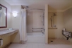 Private bathroom, accessible at Hilton Garden Inn Las Vegas Strip South, NV.