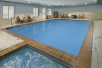 Indoor heated pool at Holiday Inn Express & Suites San Antonio-West-SeaWorld Area, TX.