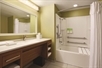 Bath/Shower with bathroom amenities at Home2 Suites by Hilton Destin.  
