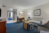 Separate living area at Homewood Suites by Hilton Seattle Downtown..