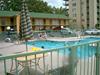 Outdoor swimming pool  at the River Place Inn in Pigeon Forge, Tennessee