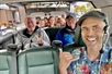 Tour group inside tour vehicle - San Francisco City Tour