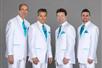 Statler Brothers Revisited in white suits