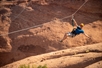 This adventurer gives the tour a big thumbs on the Ultimate Moab Zipline Adventure tour.