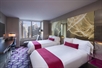 2 Double beds, work desk, flat-screen TV at W New York Times Square, NY.
