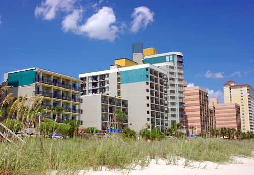 View of Atlantica from Beach
