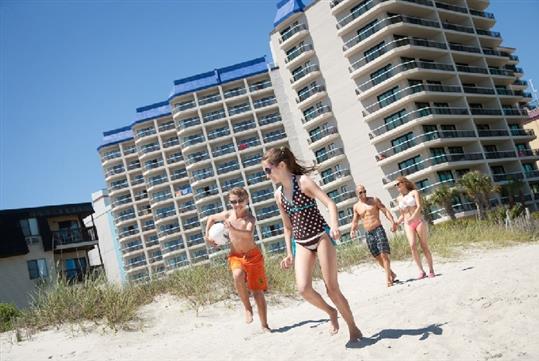 Beach - Carolina Winds Oceanfront Resort in Myrtle Beach, SC