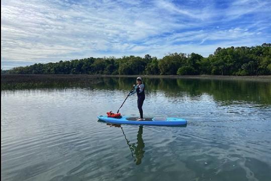Guided Paddle Board Tour with Island Head Tours in Hilton Head.