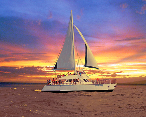 Kauai Sea Tours Lucky Lady Na Pali PM Snorkel & Sunset Dinner Cruise #3 in Ele' ele, Hawaii