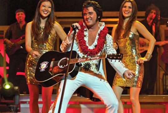 Elvis tribute during Legends in Concert