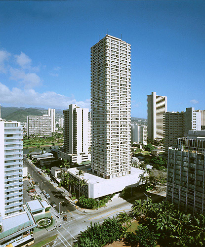 Maile Sky Court Hotel in Honolulu Waikiki Oahu, Hawaii
