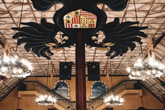 The lobby at Medieval Times Dinner and Tournament in Kissimmee, Florida