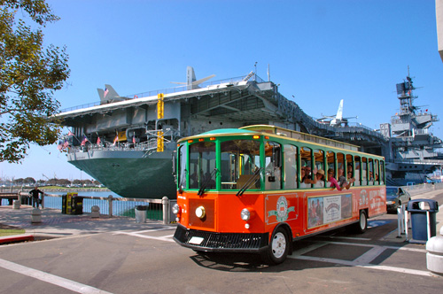 Trolley at Old Town Museum