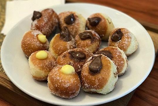 Italian Bombolinis. A bomb of sweetness. - Queen West Pastry Crawl with New World Wine Tours in Toronto, ON