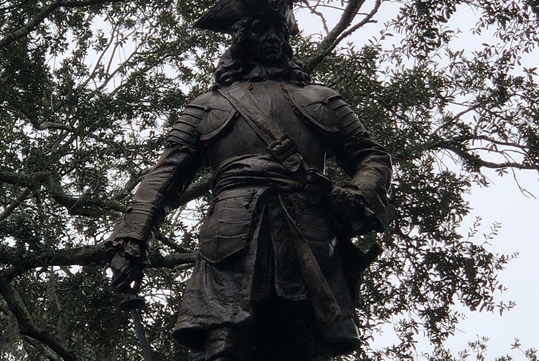 Statue of Jean Bart - a French naval commander