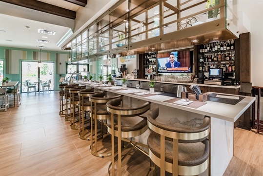 Bar and lounge at Solara Resort in Kissimmee Florida