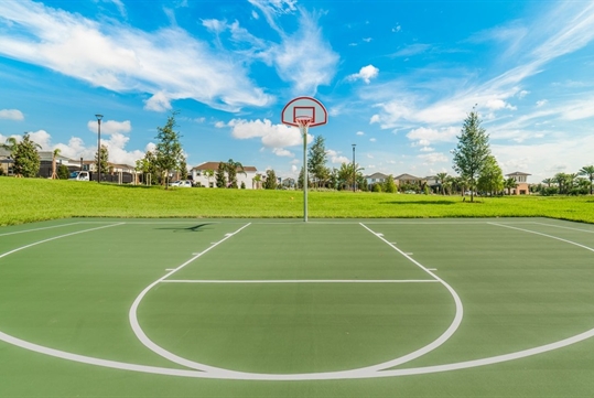 Basketball court available to Solara Resort guests