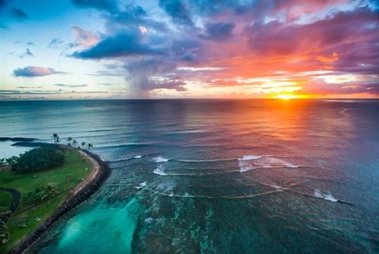 Waikiki Sunset Helicopter Tour in Honolulu, HI