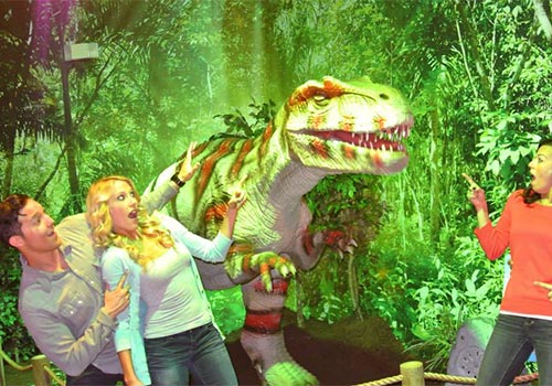 dino land broadway at the beach
